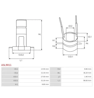 Fracht 136305 Generator Sammelnring, Ford E90F10328aa