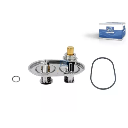 Thermostat, avec kit de joints, 80 °C, 87 °C Pour Scania L, P, G, R, S-Serie, P, G, R, T-Serie - 1494100S1 - 2259412S