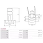 Bague collectrice d’alternateur AS-PL UD51066ASL pour DENSO 1042101650, 1042102750, 1042102780, 1042103431, 1042103720