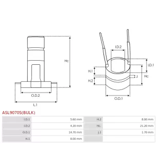 AS-PL UD47921ASL ALTERMORTS COMPENTION RING FÜR DELCO 8600764