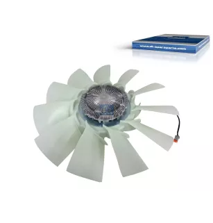 Ventilateur avec coupleur, D: 752 mm Pour Scania P, G, R, T-Serie - 1853555 - 2078557 - 2410082