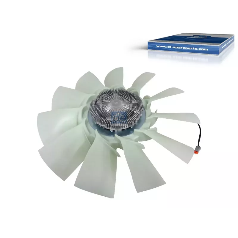 Ventilateur avec coupleur, D: 752 mm Pour Scania P, G, R, T-Serie - 1853555 - 2078557 - 2410082