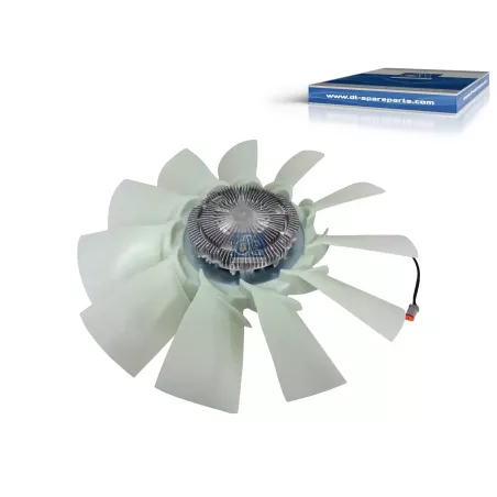 Ventilateur avec coupleur, D: 752 mm Pour Scania P, G, R, T-Serie - 1853555 - 2078557 - 2410082