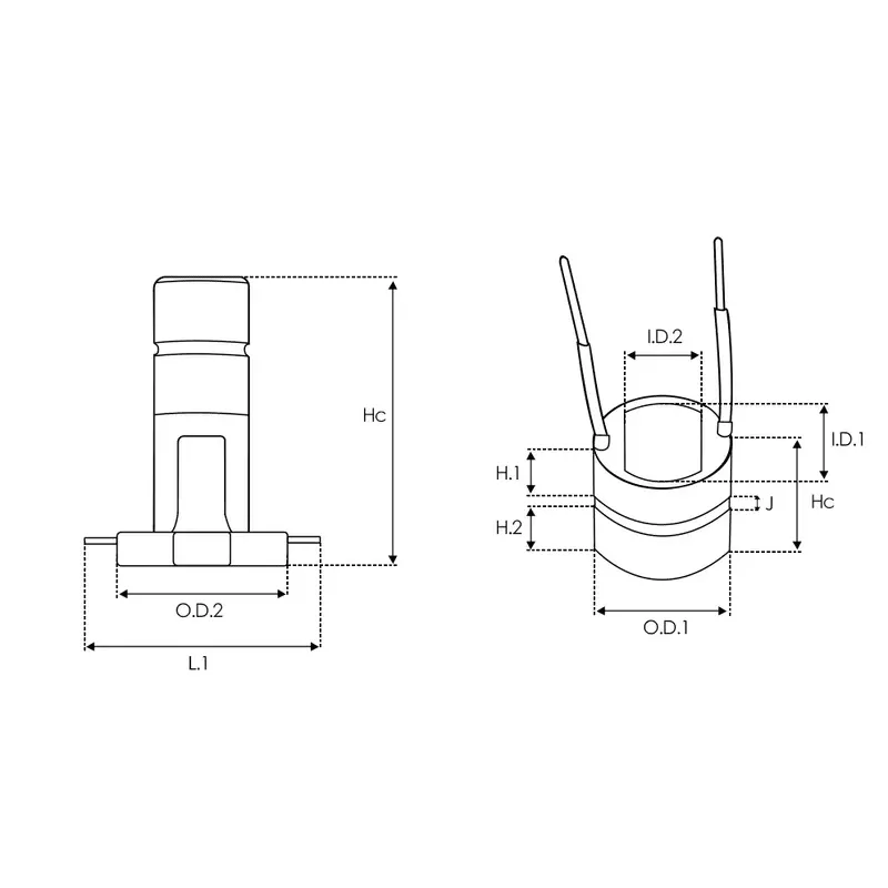 AS-PL UD54479ASL alternator collecting ring for AS-PL A9341S AS-PL UD54479ASL alternator collecting ring for AS-PL A9341S