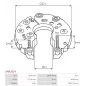 Redresseur d’alternateur CARGO 333603, HITACHI SHH006, IKA 1.6801.1, MOBILETRON RV-H030, CASCO CRR20101AS, ELECTROLOG REG3119