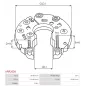 Redresseur d’alternateur ELECTROLOG REG3072, AS-PL A2035, HITACHI LR160728, LR160728E, LR180742C, LR185702, LR190724