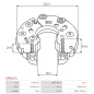 Redresseur d’alternateur 0R, CIVIC/DA PARTS 500765