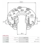 Redresseur d’alternateur MOBILETRON RV-K002, ELECTROLOG REG6905, WOODAUTO MOBRV-K002, HYUNDAI / KIA 3730027010, 3730027011