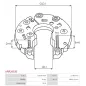 Redresseur d’alternateur AS-PL UD21566ARC, HITACHI L190G-5320, MOBILETRON RH94, RV-H024B, KRAUF AEH0002, NISSAN 231000T002