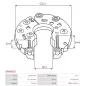 Redresseur d’alternateur 0R, CARGO 237607, 237609, DENSO PCM-01, MOBILETRON RN-39, VR-H2005-88, ELECTROLOG REG6088