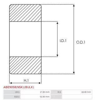 Palier CARGO 140754 pour 142018, 142356, IKA 8.8312.0