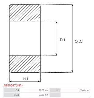 Palier AS-PL UD14951ABE, BOSCH 2000910013, CARGO 140971, 141007