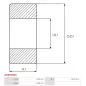 Palier AS-PL UD50588ABE, BOSCH 9003330906, CARGO 140468, IKA 8.8673.0, KOYO HK0810, LUK 7100137, ELECTROLOG BEA0810