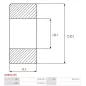 Palier AS-PL UD50387ABE, CARGO 140412, IKA 8.8556.0, MITSUBISHI M410X12971, ME700849, NTN 6904L8, ASHDOWN INGRAM BEX6012