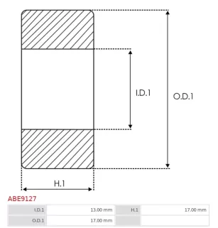 Palier CARGO 140768, DENSO 949105-0110, IKA 8.8315.0