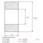 Paliers AS-PL UD12690ABE(SKF), BOSCH 1900900303, 1900900314, 1900905269, 1900905279, 2000905000, 9902455037, F000BL1023