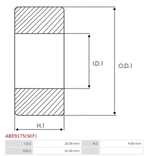 Palier IKA 5.6550.0, SKF BB1-3573, ELECTROLOG BEA3573