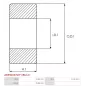 Palier AS-PL UD12690ABE(SKF), BOSCH 1900900303, 1900900314, 1900905269, 1900905279, 2000905000, 9902455037, F000BL1023