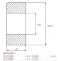 Palier AS-PL UD03406ABE, SKF BB1-0037, BB1-0037AE, ELECTROLOG BEA6203