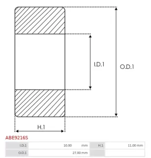 Palier AS-PL UD46722ABE, CARGO 141103, NISSAN 23120-0M000