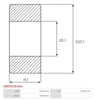 Palier AS-PL UD18628ABE, CARGO 140503, DAF 326619, FIAT 02966578, 09931791, 2966578, 9931791, FORD 97ZT-7F109-AA, F7RZ-7F109-AB