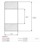 Palier AS-PL UD03020ABE, CARGO 140271, 142277, 333099, DELCO 1989646, DENSO 949100-2760, FAG 60002RSRC3, 6000C2HRS