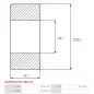 Palier AS-PL UD03012ABE, BOSCH 1900905162, CARGO 140272, CATERPILLAR 9G9817, DELCO 10498717