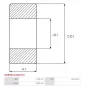 Redresseur d’alternateur AS-PL UD19468ABE(NACHI), BOSCH 1900905163, 0120000001, 0120000002, 0120000013, 0120000015