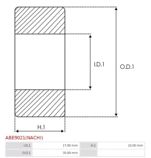 Redresseur d’alternateur AS-PL UD19468ABE(NACHI), BOSCH 1900905163, 0120000001, 0120000002, 0120000013, 0120000015