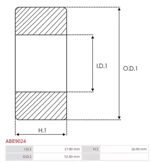 Palier CARGO 140460 pour 04609090