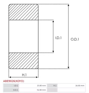 Palier CARGO 140462, DENSO 949100-3820, 1002111171