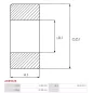 Palier CARGO 140420, IKA 8.8536.0, MITSUBISHI S5930R63070, 2310025V10, 2310031P10, 2310080G14, 2310080G15, 2310080G16