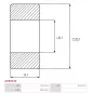 Palier AS-PL UD03011ABE, BOSCH 1900905141, CARGO 140077, FAG 6001-C-2HRS, 0120300532, 0120300533, HITACHI 2130-2302