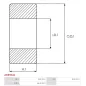 Palier AS-PL UD17304ABE pour 233000T005, 233000T006, CARGO 140301, 233001P175, 2330060U15, FAG 629-C-2Z-C3, 23300T9009