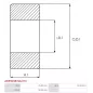 Palier AS-PL UD101843ABE(NACHI), CARGO 140219, 03504020032, 03505520020, CATERPILLAR 1S7056, 03505520063, DELCO 904983