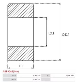 Palier AS-PL UD18302ABE, BOSCH 1000917004, CARGO 140807, 0001107019, IKA 8.4097.0, INA F-219005, 0001107029