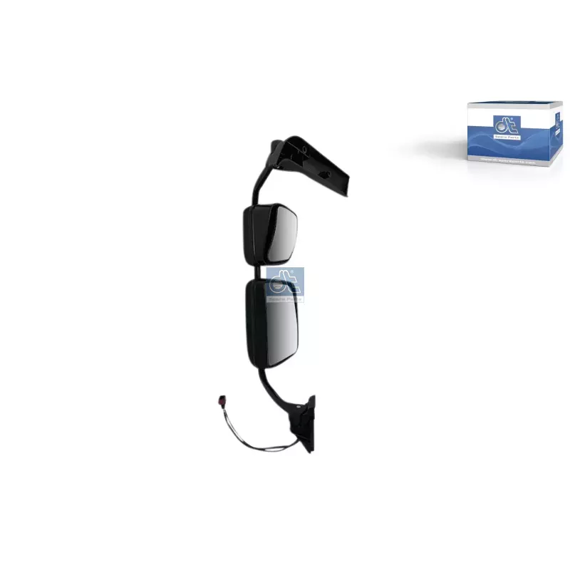 Rétroviseur principal, complet, droite, chauffant, électrique, noir