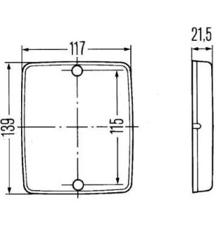 Catadioptre Hella 8RA 003 660-007