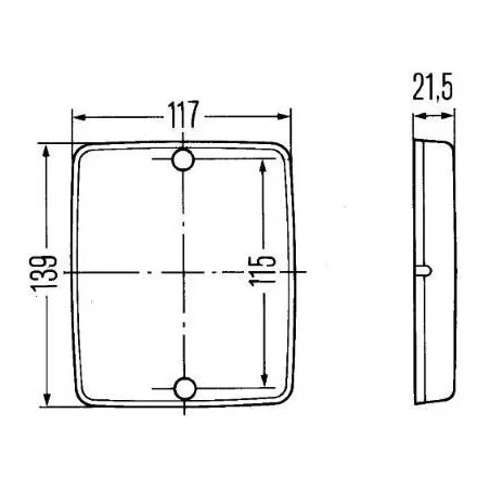 Catadioptre Hella 8RA 003 660-007