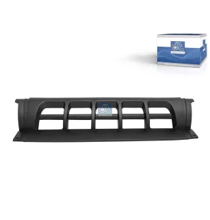 Spoiler, centre, noir pour Iveco Stralis - 5 0419 0747