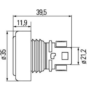 Feu de position Hella 2PF 340 825-001