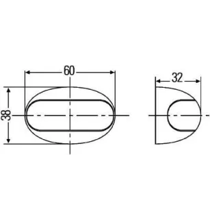 Feu de position Hella 2PF 959 570-202