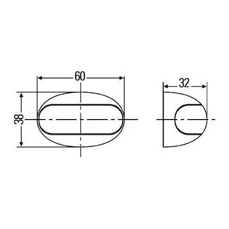 Feu de position Hella 2PF 959 570-202