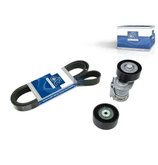 Kit de tendeur de courroie, avec courroie multi-nervures pour VW Crafter - 03L903137ABS