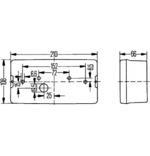 Feu arrière Hella 2VB 006 040-051