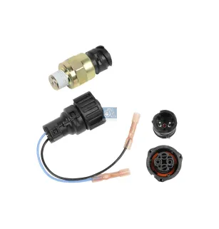 Interrupteur de pression, avec cable adaptateur, M16 x 1,5, SPmin: 3.9 bar, SPmax: 4.5 bar, 2 poles pour Volvo FL