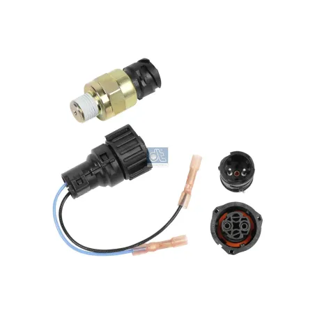 Interrupteur de pression, avec cable adaptateur, M16 x 1,5, SPmin: 3.9 bar, SPmax: 4.5 bar, 2 poles pour Volvo FL