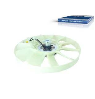 Ventilateur avec coupleur, D: 770 mm Pour MAN Chassis, D-engines, G/M/F 90, Lion's, L/M/F/E 2000, N-Busse, TG-Serie