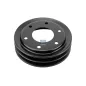 Poulie, d: 56 mm, b: 8.5 mm, P: 90 mm, DP: 150 mm, W: 40 mm, 2 grooves Pour Mercedes-Benz Axor, OM 300 - (L-Serie)