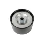 Galet tendeur, nouvelle version, D: 80 mm, W: 48 mm Pour Mercedes-Benz Actros 1, Actros 2, Actros 3, Atego 1, Atego 2, Axor.